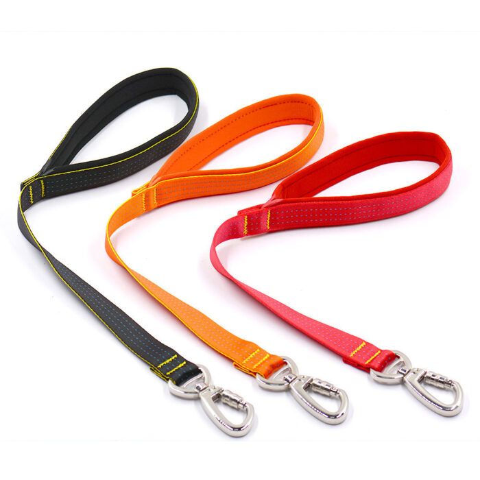 Big Dog Short Traction Polyester Handle Golden Retriever Samoyed Explosion-proof Okinawa Traction Rope - Image 1