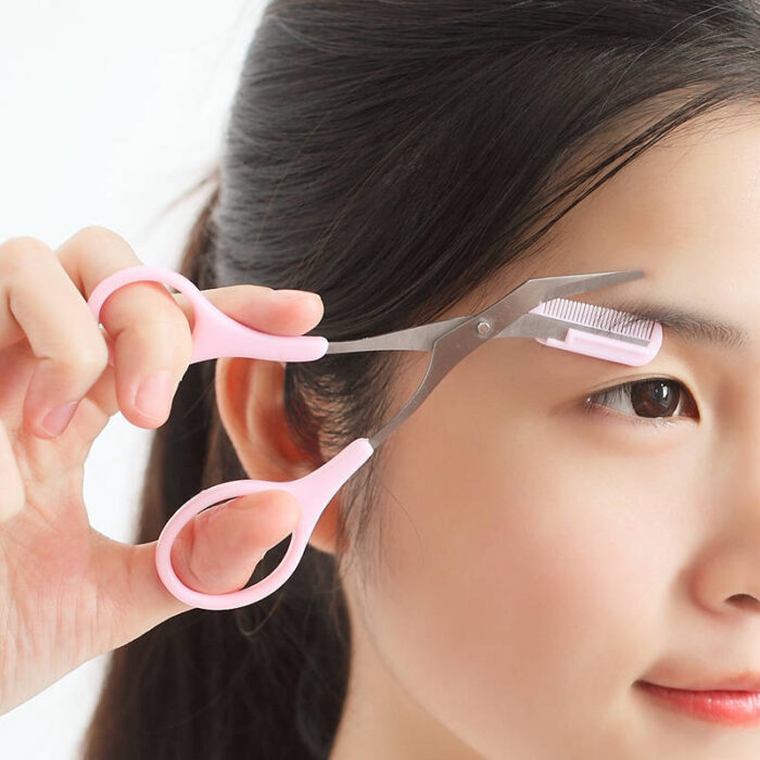 Women's Metal Skin-friendly Eyebrow Trimmer Set - Image 5