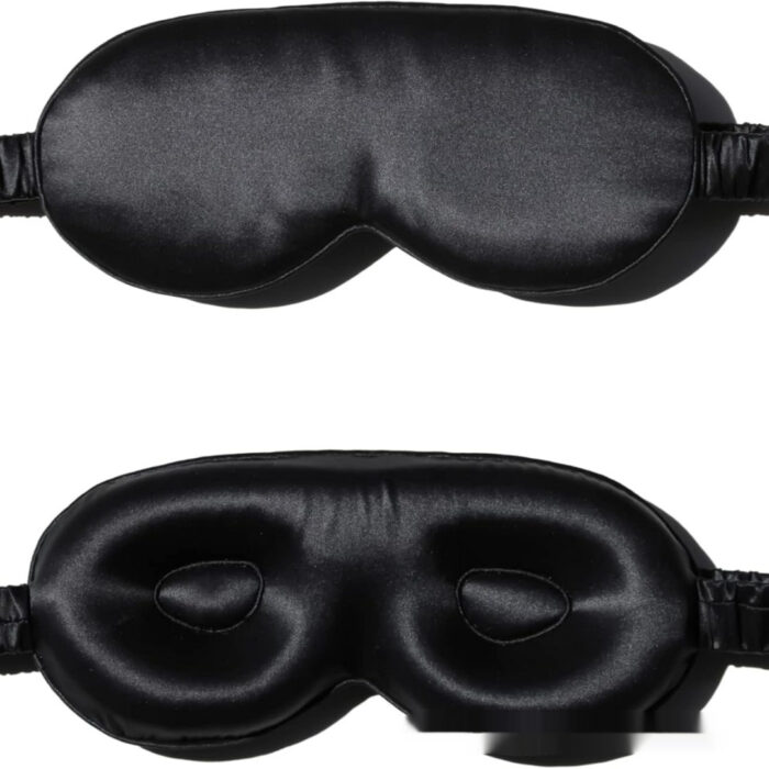 Shading And Ventilation Skin-friendly Mulberry Silk Stereo Eye Mask - Image 4