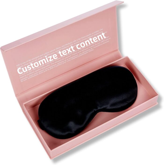 Shading And Ventilation Skin-friendly Mulberry Silk Stereo Eye Mask - Image 7