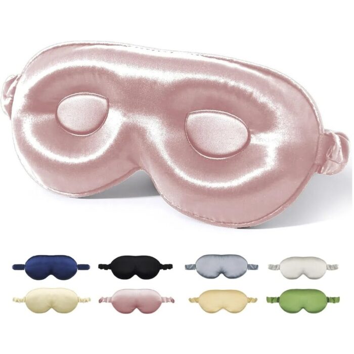 Shading And Ventilation Skin-friendly Mulberry Silk Stereo Eye Mask - Image 6